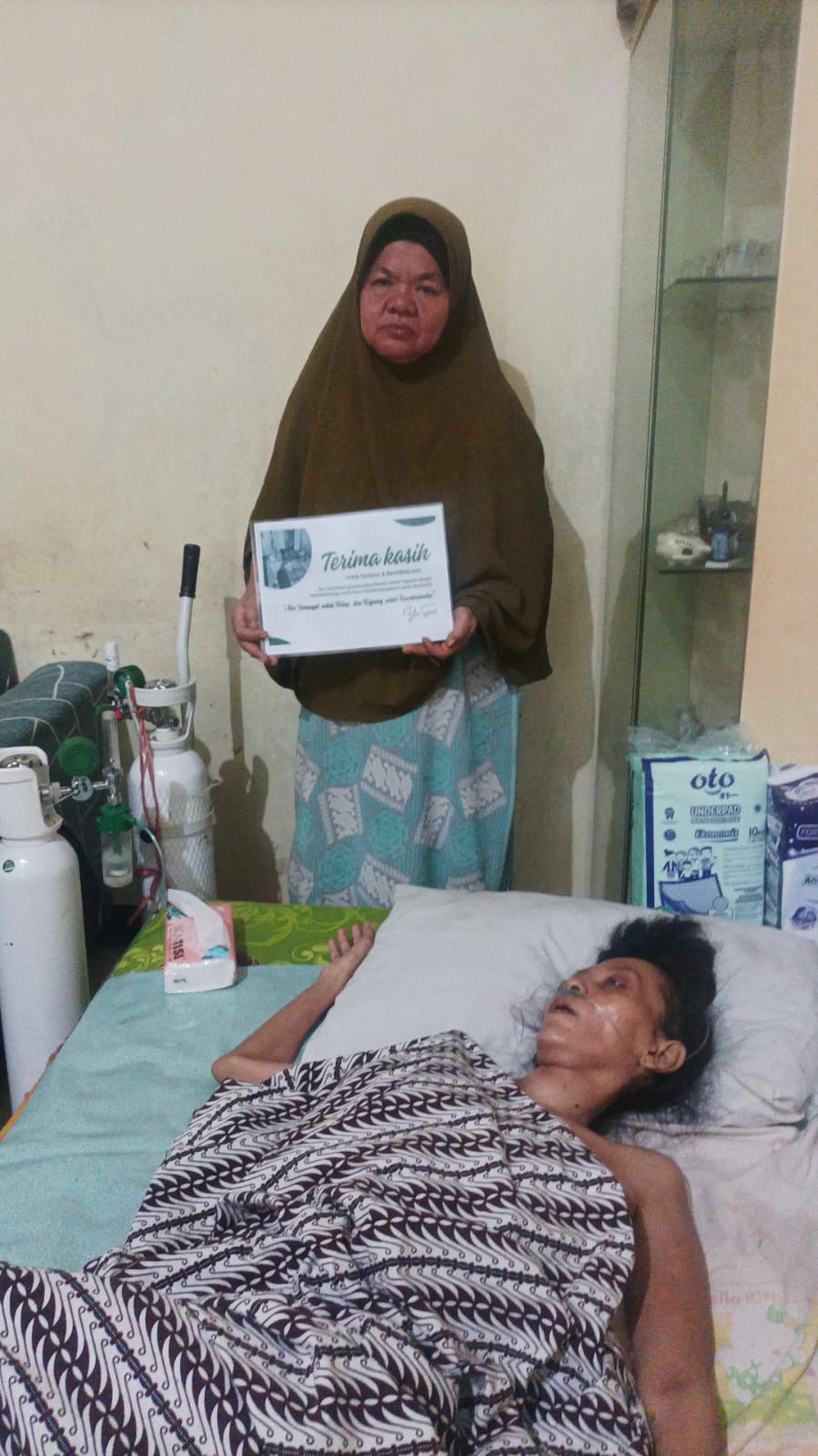 Dana Digunakan Untuk Membantu Yuni Penderita Kanker Payudara Ganas