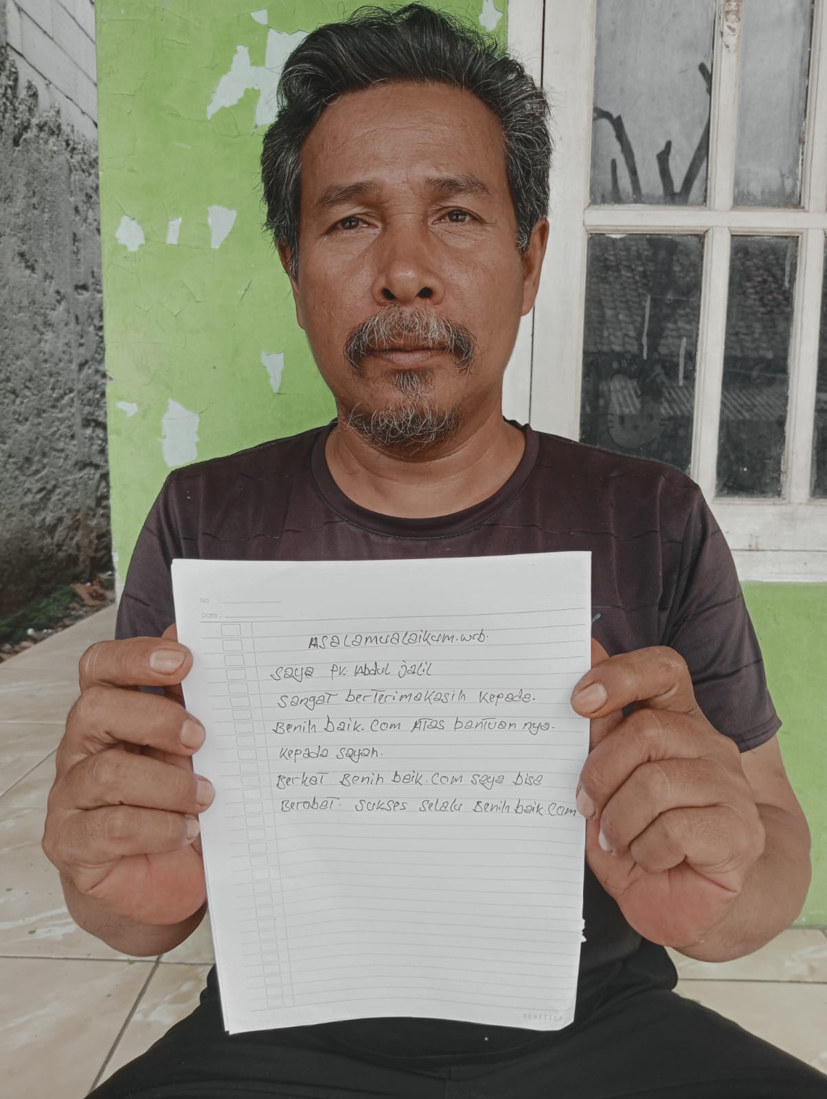 Dana Digunakan Untuk Membantu Bapak Abdul Penderita Sakit Lambung Dan Jantung