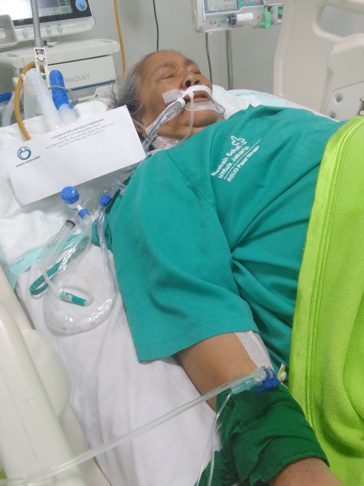Dana Digunakan Untuk Membantu Nenek Aisyah Penderita Pneumonia