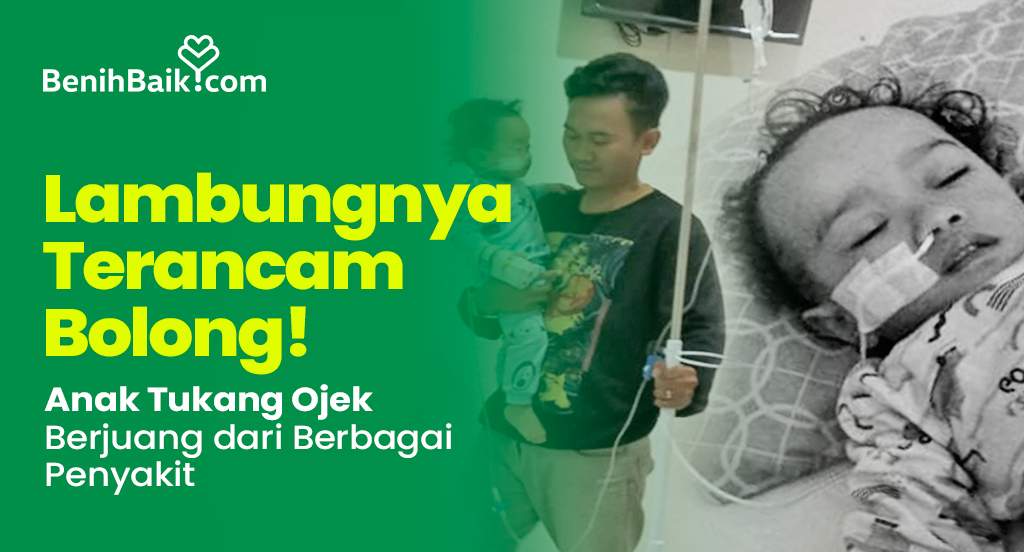 Lambungnya Terancam Bolong! Anak Tukang Ojek Berjuang dari Berbagai Penyakit