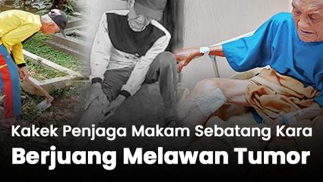 Harapan Menipis, Kakek Penjaga Makam Sebatang Kara Berjuang Lawan Tumor