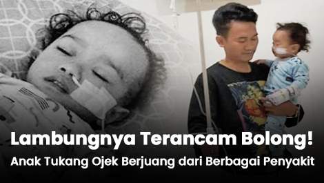 Lambungnya Terancam Bolong! Anak Tukang Ojek Berjuang dari Berbagai Penyakit