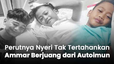 Perutnya Nyeri Tak Tertahankan, Ammar Berjuang dari Autoimun