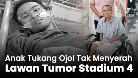 Demi Impian Keliling Dunia, Anak Tukang Ojol Tak Menyerah Lawan Tumor Stadium 4