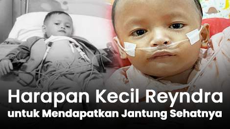 “Adek Ingin Main Bola,” Harapan Kecil Reyndra untuk Mendapatkan Jantung Sehatnya