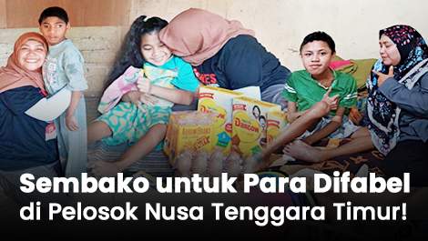 Sembako untuk Para Difabel di Pelosok Nusa Tenggara Timur!