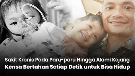 Sakit Kronis Pada Paru-paru Hingga Alami Kejang, Kensa Bertahan Setiap Detik untuk Bisa Hidup