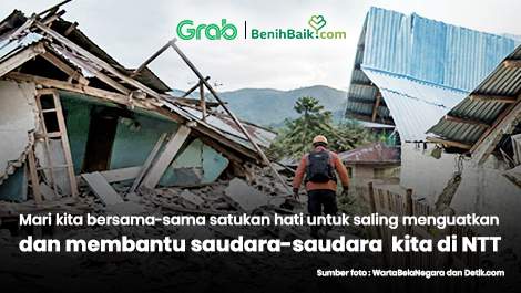 Gempa Dahsyat Guncang Flores, Puluhan Ribu Warga Bertahan di Pengungsian