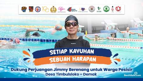 Setiap Kayuhan, Sebuah Harapan: Dukung Perjuangan Jimmy Berenang Untuk Warga Pesisir Desa Timbulsloko - Demak