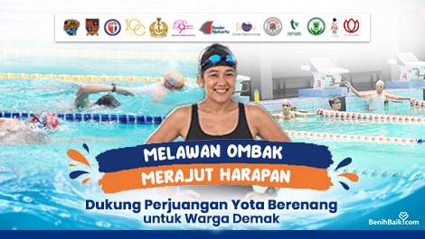 Melawan Ombak, Merajut Harapan: Dukung Perjuangan Yota Berenang Untuk Warga Demak
