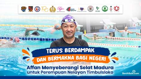 Terus Berdampak Dan Bermakna Bagi Negeri: Affan Menyeberangi Selat Madura Untuk Perempuan Nelayan Timbulsloko
