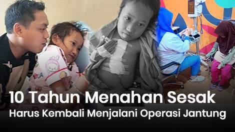 10 Tahun Menahan Sesak, Anak Buruh Tani Ini Membutuhkan Operasi Jantung di Jakarta