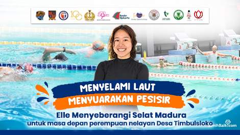 Menyelami Laut, Menyuarakan Pesisir. Elle Menyeberangi Selat Madura Untuk Masa Depan Perempuan Nelayan Desa Timbulsloko