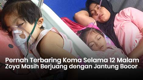 Pernah Terbaring Koma Selama 12 Malam, Zoya Masih Berjuang dengan Jantung Bocor