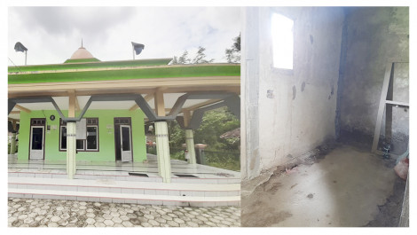 Masjid Ini Belum Punya Tempat Wudhu dan Kamar Mandi Layak