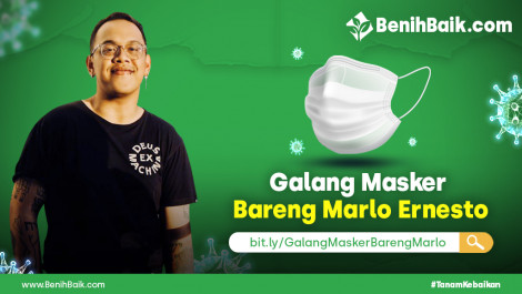 Galang Masker Bareng Marlo Ernesto