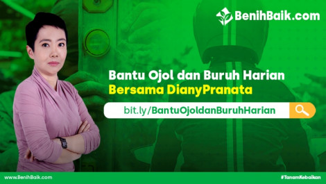Bantu Ojol Dan Buruh Harian Bersama Diany Pranata