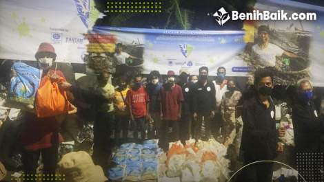 Bersama IPI Bantu Pemulung Yang Kelaparan Berhari-hari